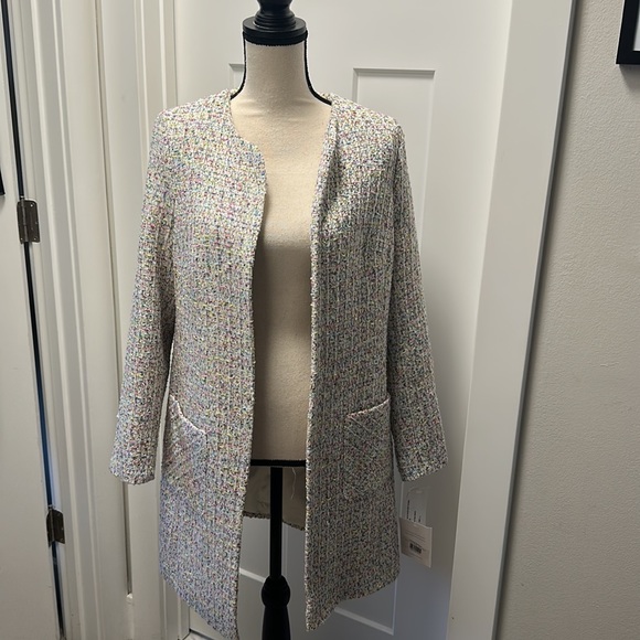 Gorgeous Helene Berman London Tweed Alice Edge to Edge Coat NWT - Picture 2 of 8